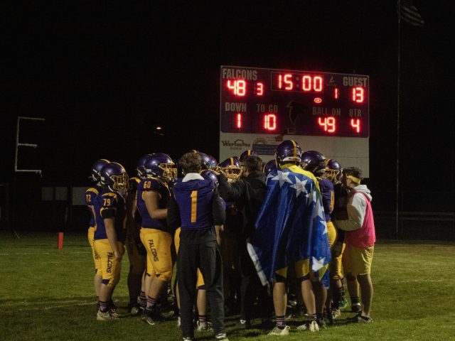 Falcon Football Claims First Win of the Season in Time for Homecoming